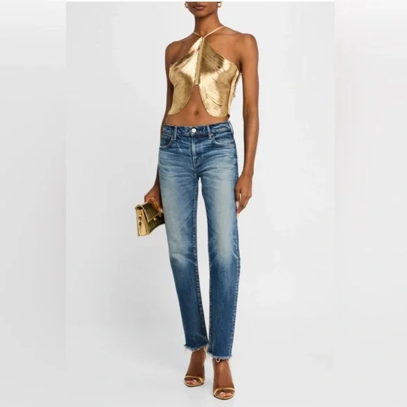 Cult Gaia QUELLA TOP in Light Gold - Picture 9 of 16